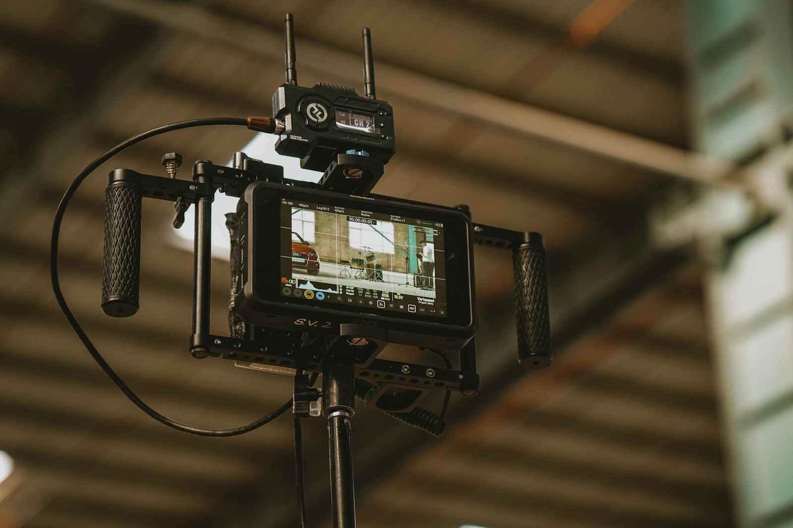 Kamera-Rig bei einer Videoproduktion