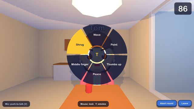 Emote wheel