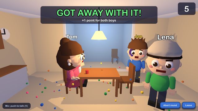 Got away with it!